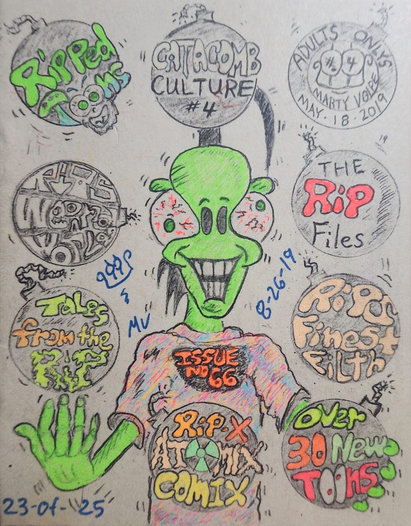 Catacomb Culture #4. Cover. Marty Volpe.