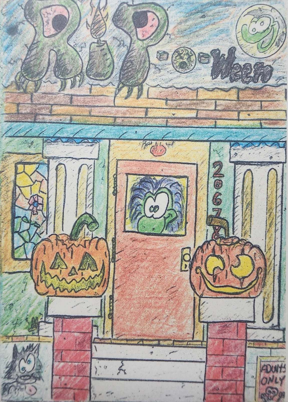 Rip-o-Ween. Original. Marty Volpe.